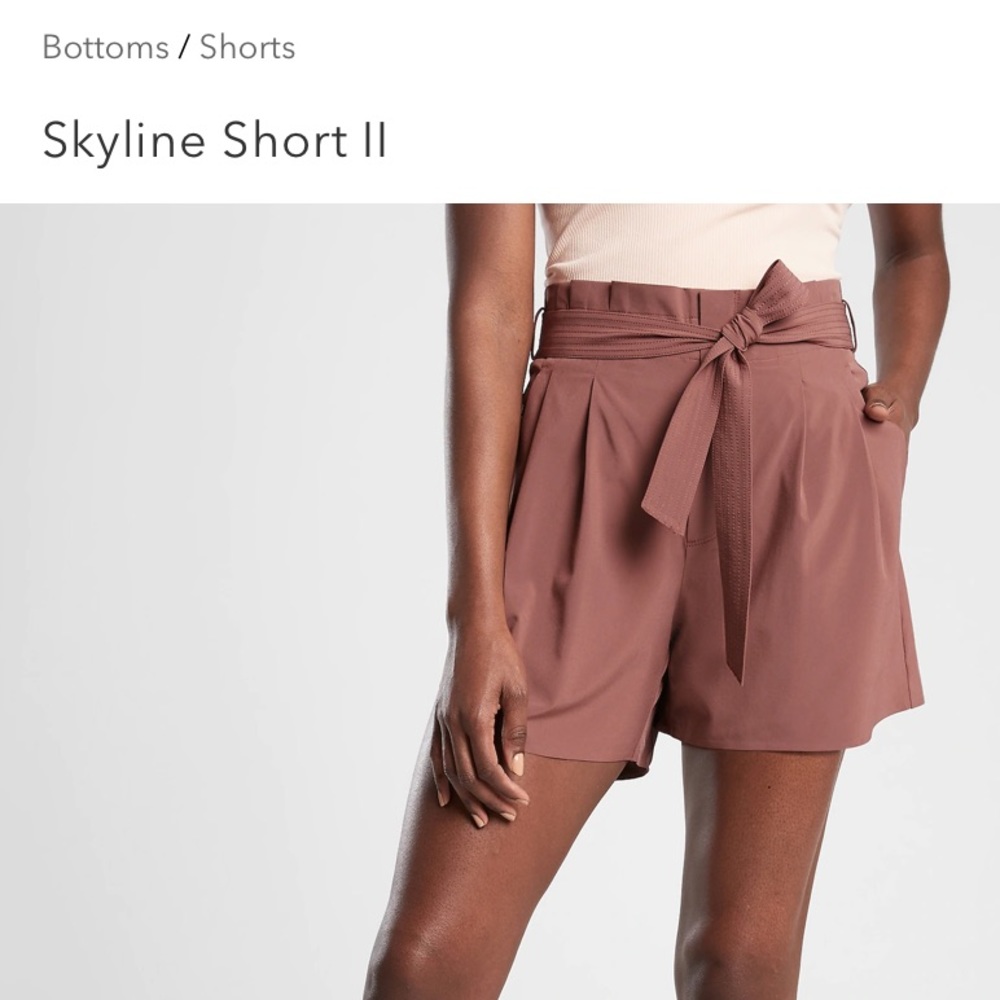 Athleta Skyline Short II in Rust Color
